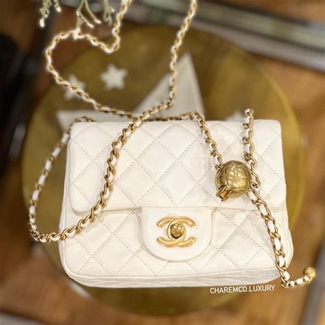 chanel gold ball bag|chanel mini flap bag 2022.